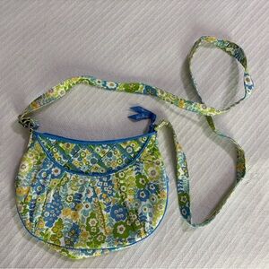 Vera Bradley Blue, Green & Yellow Floral Crossbody